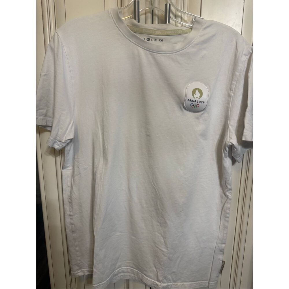 Paris 2024 Olympics Authentic Official Merchandise Sports T-Shirt Gray Large